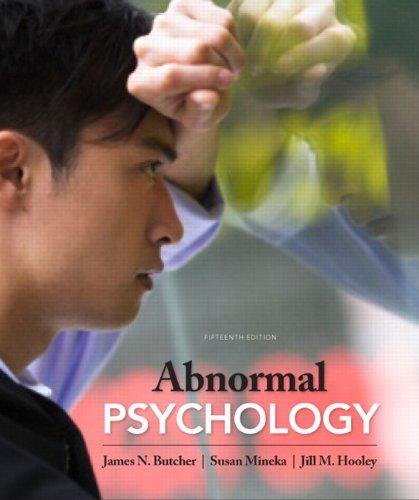 Abnormal Psychology 15Th Edition