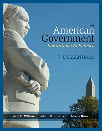 American Government, Essentials Edition – 14th Edition