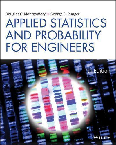 Applied Statistics And Probability For Engineers 7th Edition