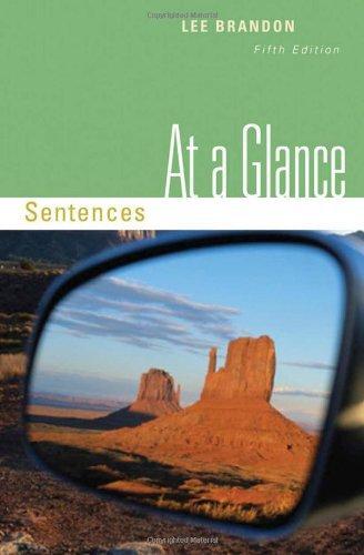 At A Glance Sentences 5Th Edition