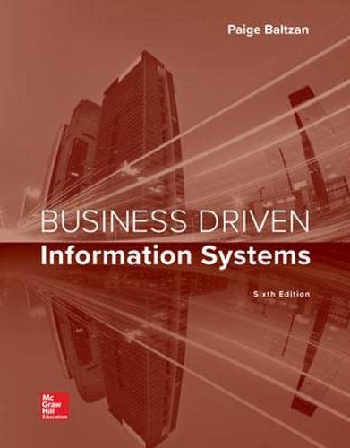 Business Driven Information Systems – 6th Edition