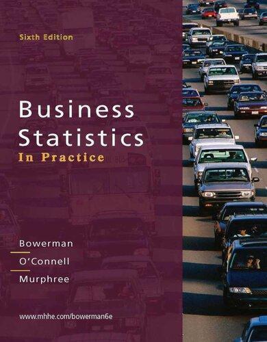 Business Statistics In Practice 6Th Edition