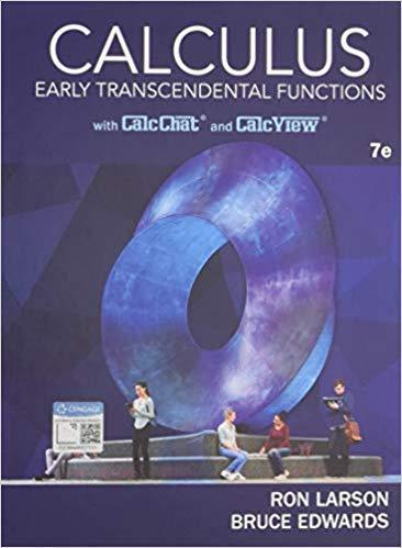 Calculus Early Transcendental Functions 7Th Edition
