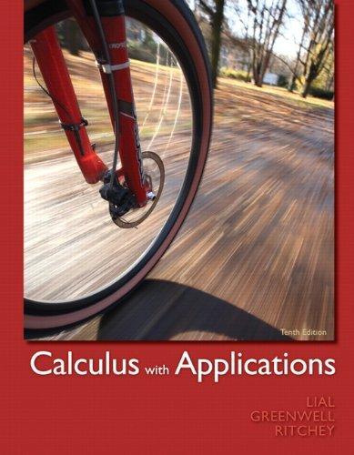 Calculus With Applications 10Th Edition