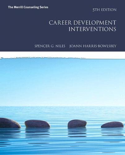 Career Development Interventions (Merrill Counseling) 5th Edition
