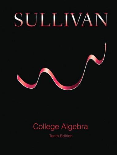 College Algebra 10Th Edition