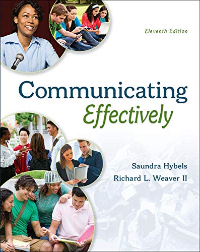 COMMUNICATING EFFECTIVELY 11th Edition