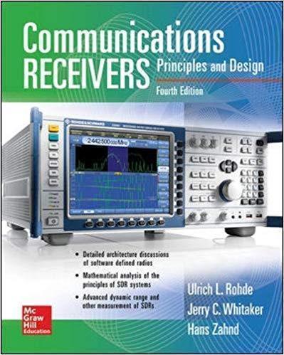 Communications Receivers Principles And Design 4Th Edition
