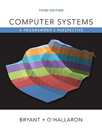 Computer Systems: A Programmer’s Perspective 3rd Edition