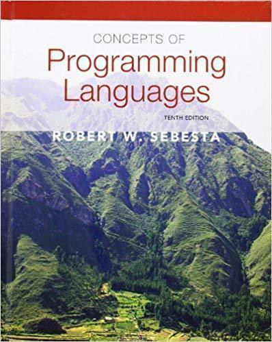 Concepts Of Programming Languages 10Th Edition