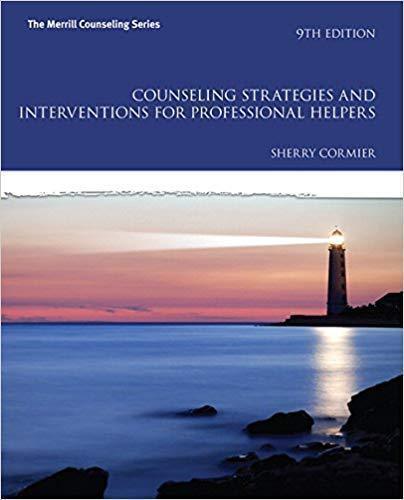 Counseling Strategies And Interventions For Professional Helpers 9Th Edition