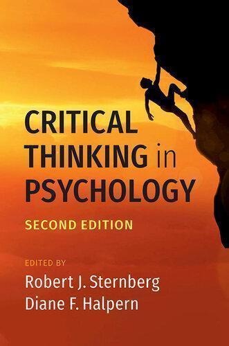 Critical Thinking In Psychology 2Nd Edition