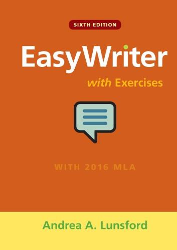 Easywriter with Exercises 6Th Edition
