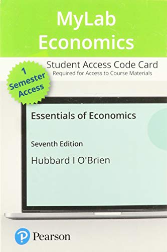 Essentials of Economics 7th Edition by R Glenn Hubbard
