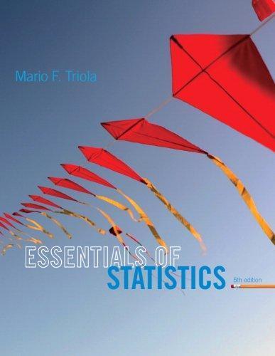 Essentials Of Statistics 5Th Edition