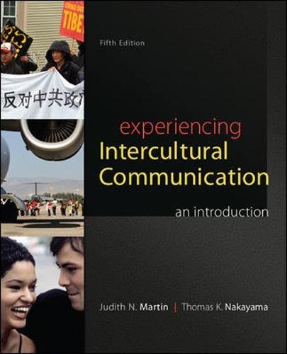 Experiencing Intercultural Communication: An Introduction, 5th edition