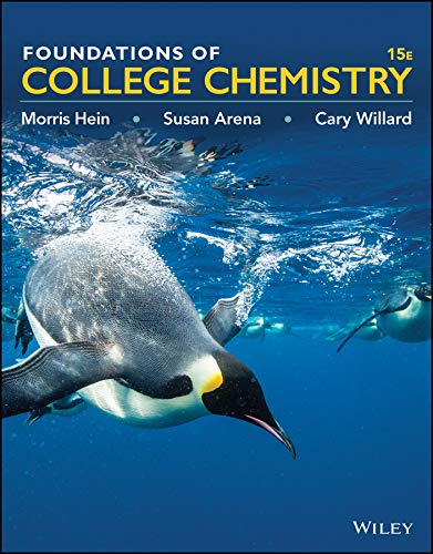 Foundations of College Chemistry – 15th Edition