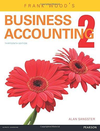 Frank Woods Business Accounting 13Th Edition