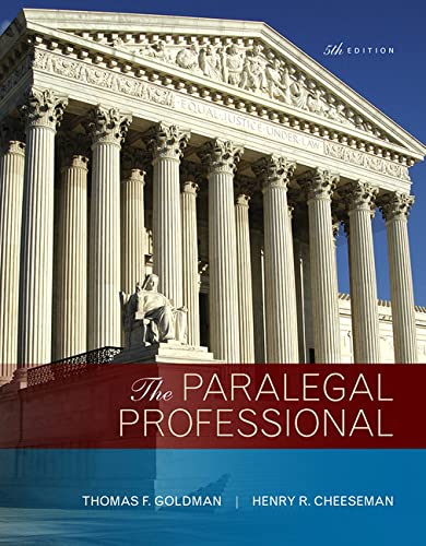 Goldman: Paralegal Professional Th_5 – 5th Edition