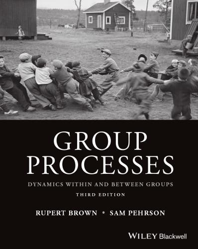 Group Processes Dynamics Within And Between Groups 3Rd Edition