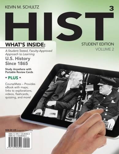 Hist Volume 2 Us History Since 1865 3Rd Edition