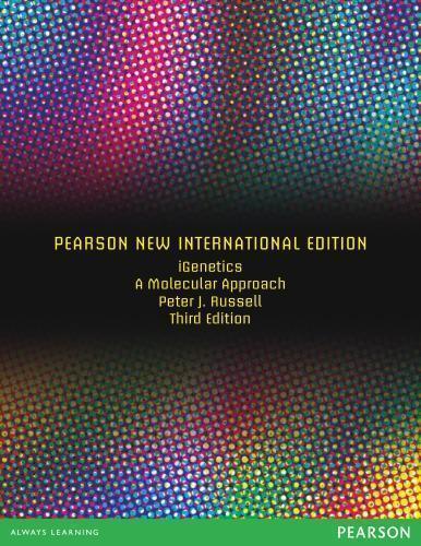 Igenetics A Molecular Approach 3Rd Edition