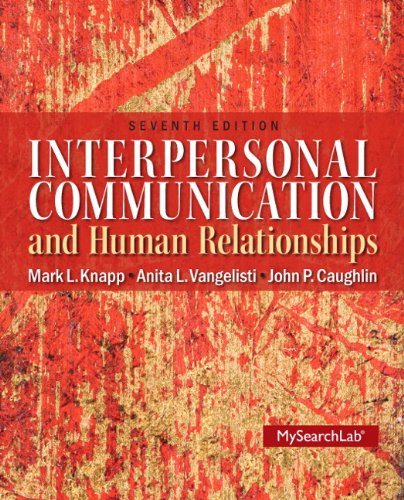 Interpersonal Communication & Human Relationships – 7th Edition