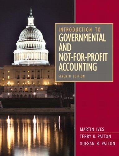Introduction To Governmental And Not For Profit Accounting 7Th Edition