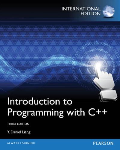Introduction To Programming With C++ 3Rd Edition