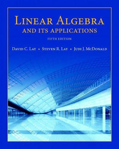 Linear Algebra and Its Applications – 5th Edition
