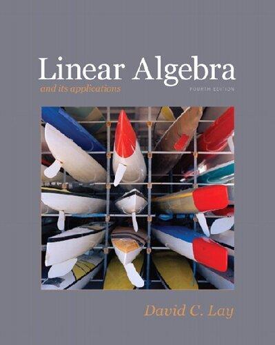 Linear Algebra And Its Applications 4Th Edition
