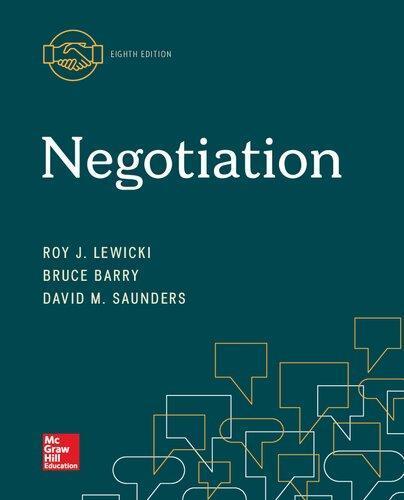 Negotiation 8Th Edition
