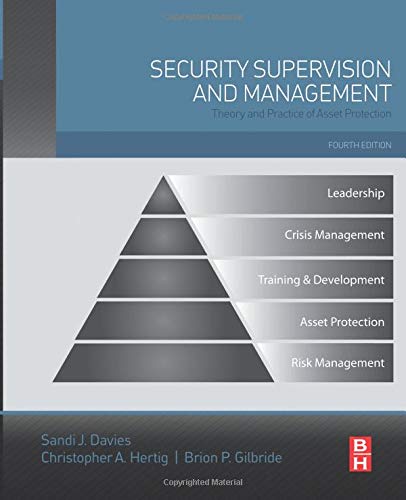 Security Supervision and Management, Fourth Edition: Theory and Practice of Asset Protection – 4th Edition