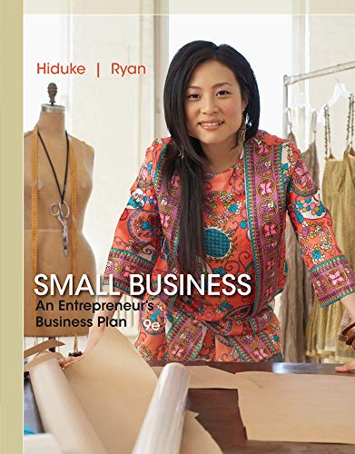 Small Business An Entrepreneurs Business Plan 9th Edition by Gail Hiduke