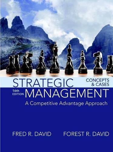 Strategic Management: A Competitive Advantage Approach, Concepts and Cases – 16th Edition