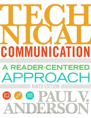Technical Communication A Reader Centered Approach 9th Edition