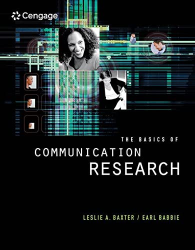 The Basics of Communication Research (with InfoTrac) – 1st Edition