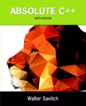 Absolute C++ 6th Edition – Walter Savitch, Kenrick Mock