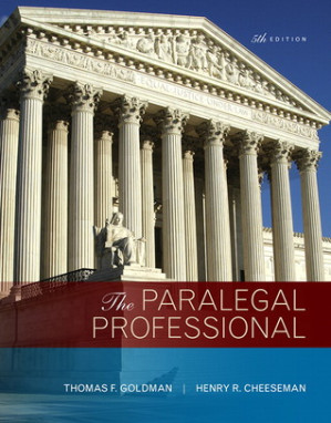 Goldman: Paralegal Professional Th\_5 – Thomas F. Goldman; Henry R. Cheeseman