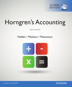 Horngren’s Accounting: 2v – Matsumara, Ella Mae; Mattison, Brenda; Miller-Nobles, Tracie L