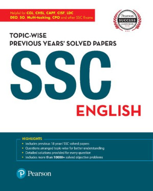 SSC English Topic-wise Previous Years’ Solved Papers – Pearson